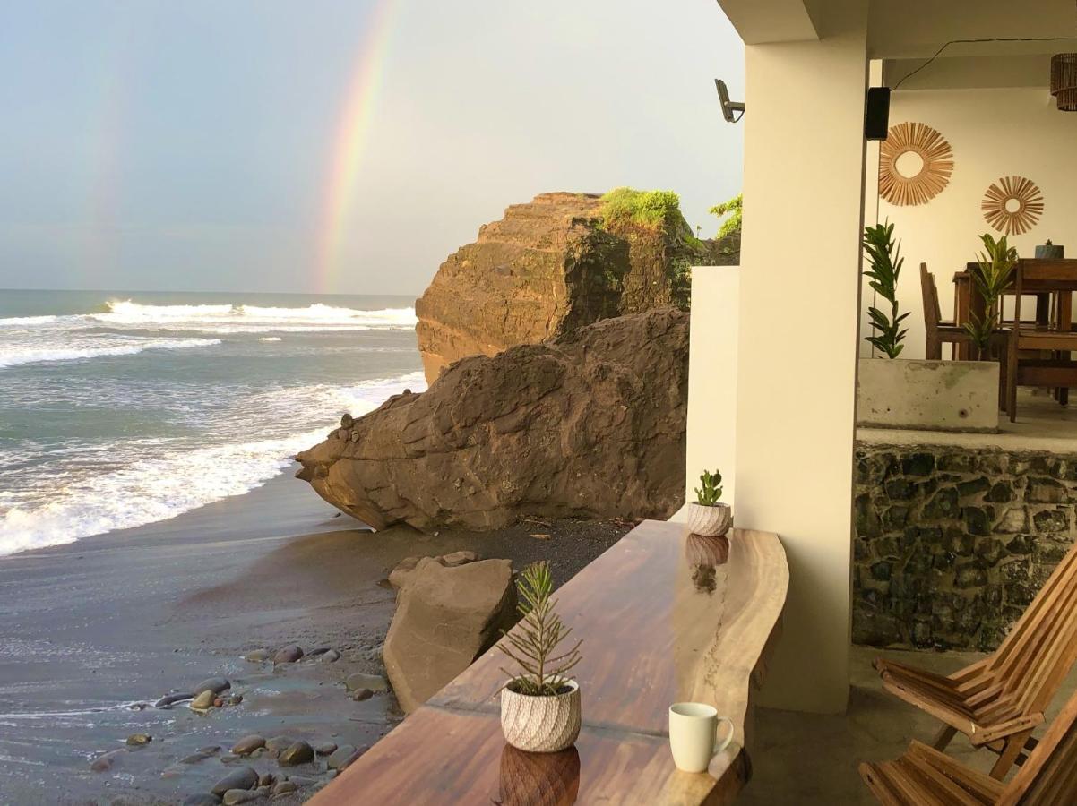 Laola Surf Camp El Sunzal Hotell La Libertad Eksteriør bilde